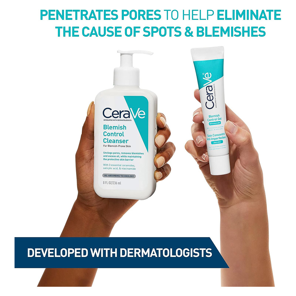 ژل شستشوی ضد لک و جوش سراوی CERAVE مدل Blemish Control — تصویر ۴
