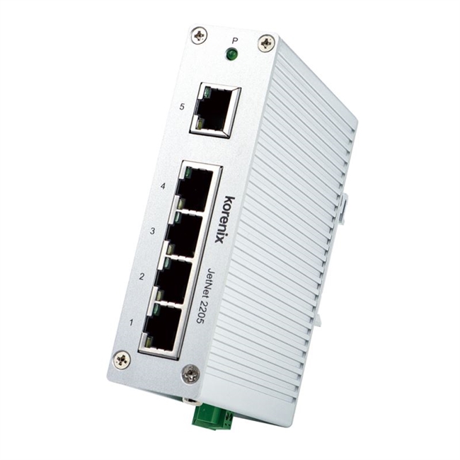 سوییچ صنعتی غیرمدیریتی 5 پورت کرنیکس Korenix JetNet2205/JetNet2205f — تصویر ۸