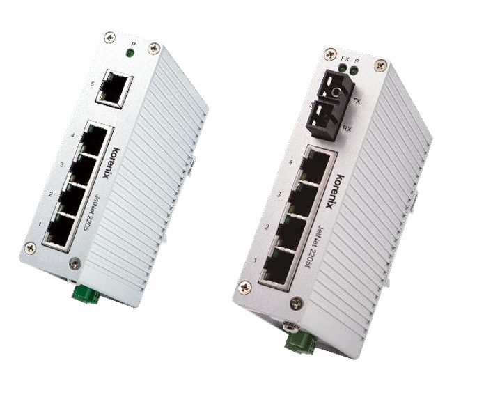 سوییچ صنعتی غیرمدیریتی 5 پورت کرنیکس Korenix JetNet2205/JetNet2205f — تصویر ۷