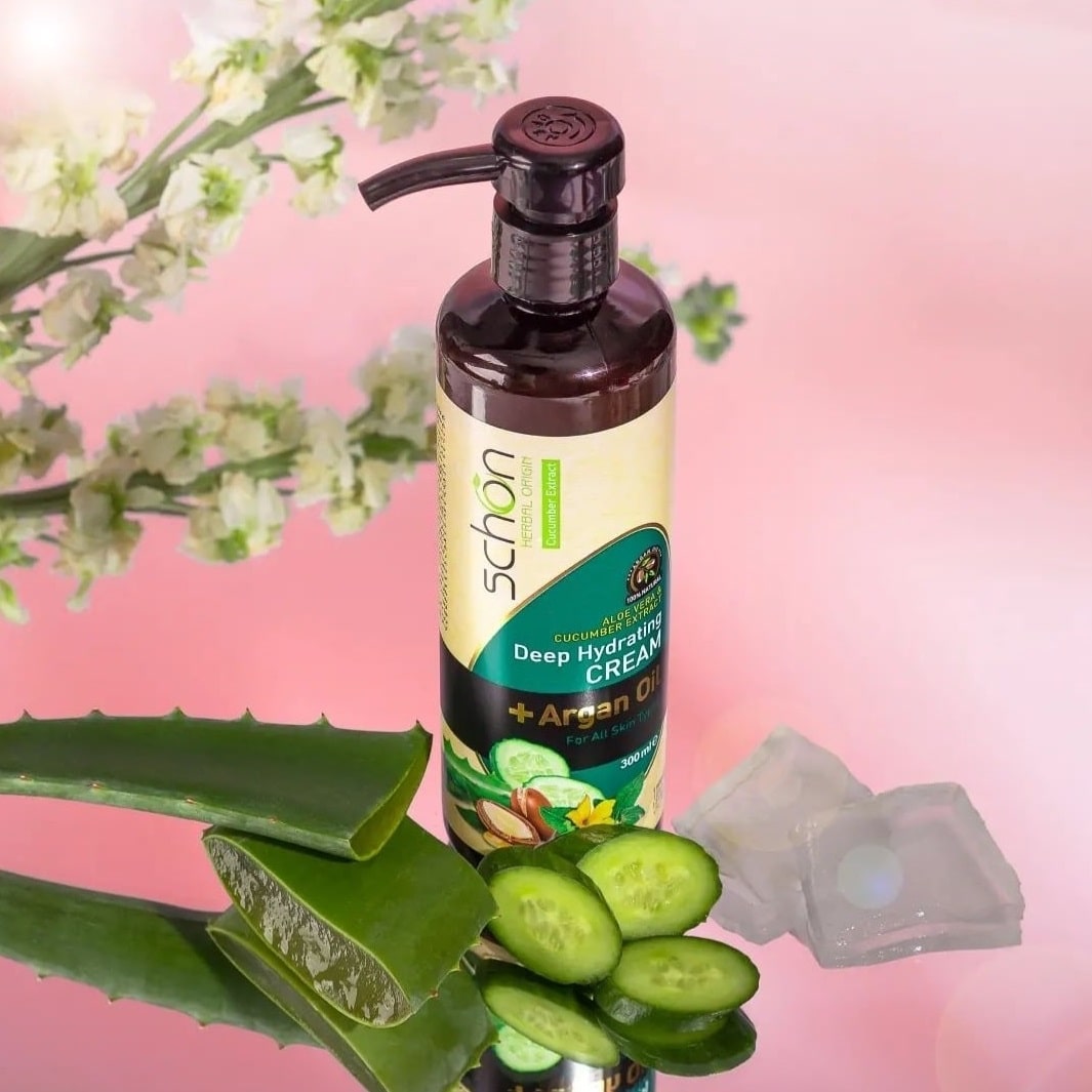 کرم مرطوب کننده خیار و آرگان شون — تصویر ۳