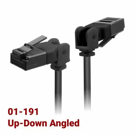 پچ کورد با سوکت خم شو راستگرد/ چپگرد واندرفول Wonderful Cat. 6 U/UTP 28 AWG Bendable Patch Cord — تصویر ۵