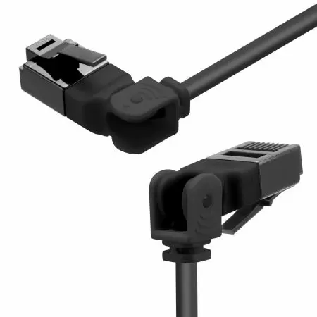 پچ کورد با سوکت خم شو راستگرد/ چپگرد واندرفول Wonderful Cat. 6 U/UTP 28 AWG Bendable Patch Cord — تصویر ۷