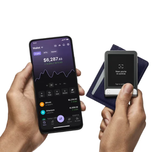 کیف پول سخت افزاری لجر فلکس | Ledger Flex – ارسال رایگان و فوری — تصویر ۴
