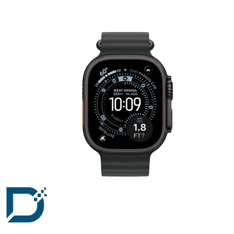 اپل واچ Ultra 3 مدل 49 میلی متری Black Titanium Case با بند Ocean — تصویر ۳