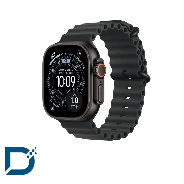 اپل واچ Ultra 3 مدل 49 میلی متری Black Titanium Case با بند Ocean
