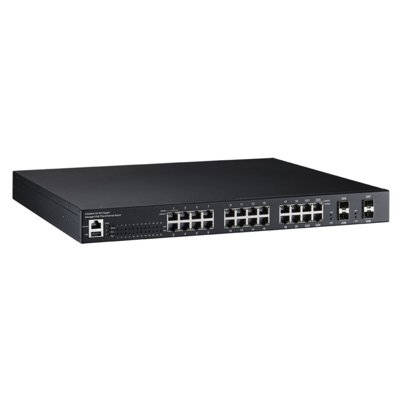 سوئیچ PoE صنعتی 28 پورت سری JetNet 5728G-AC — تصویر ۲