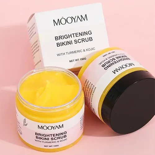 اسکراب روشن‌کننده بیکینی و زیربغل زردچوبه Mooyam — تصویر ۳
