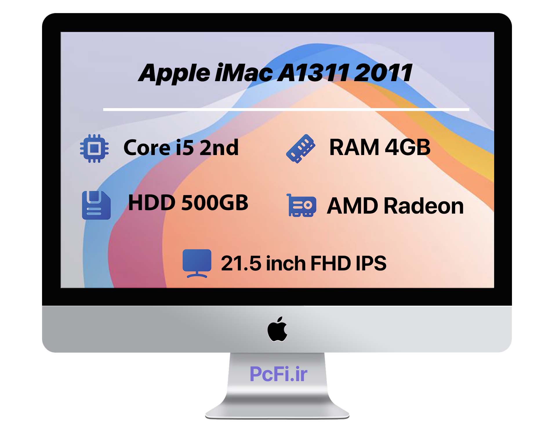 Apple iMac A1311 21.5 inch 2011 | i5-RAM 4GB-HDD 500GB