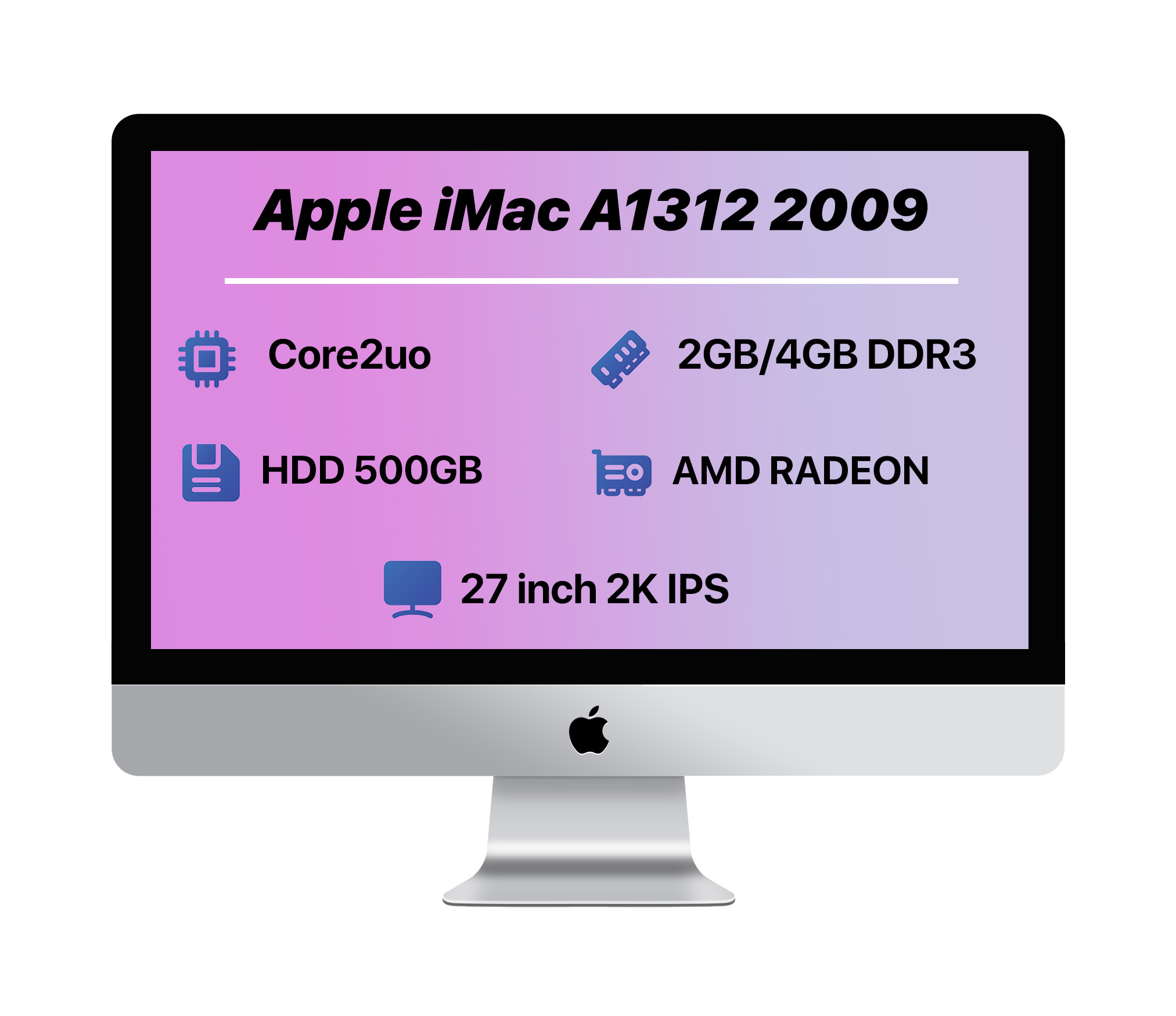 Apple iMac A1312 2009 آیمک 27 اینچ اپل