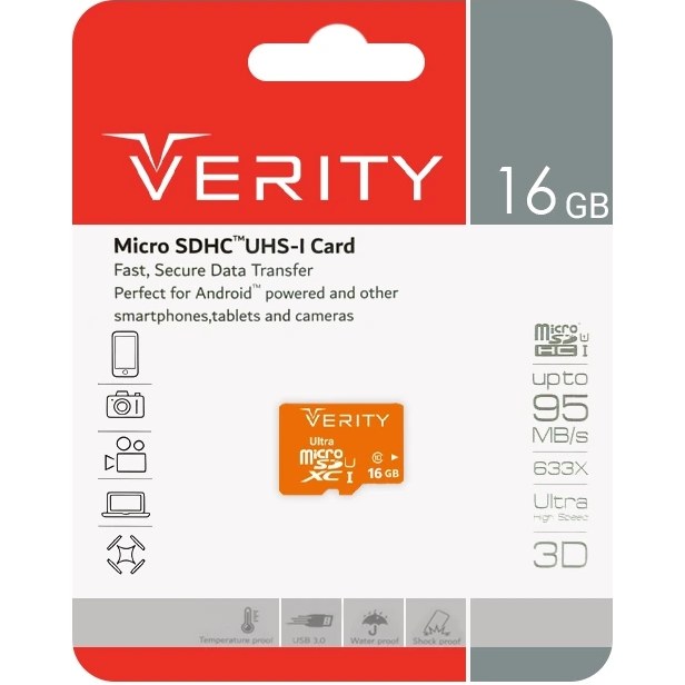 رم میکرو 16G گیگ وریتی 95MB/s