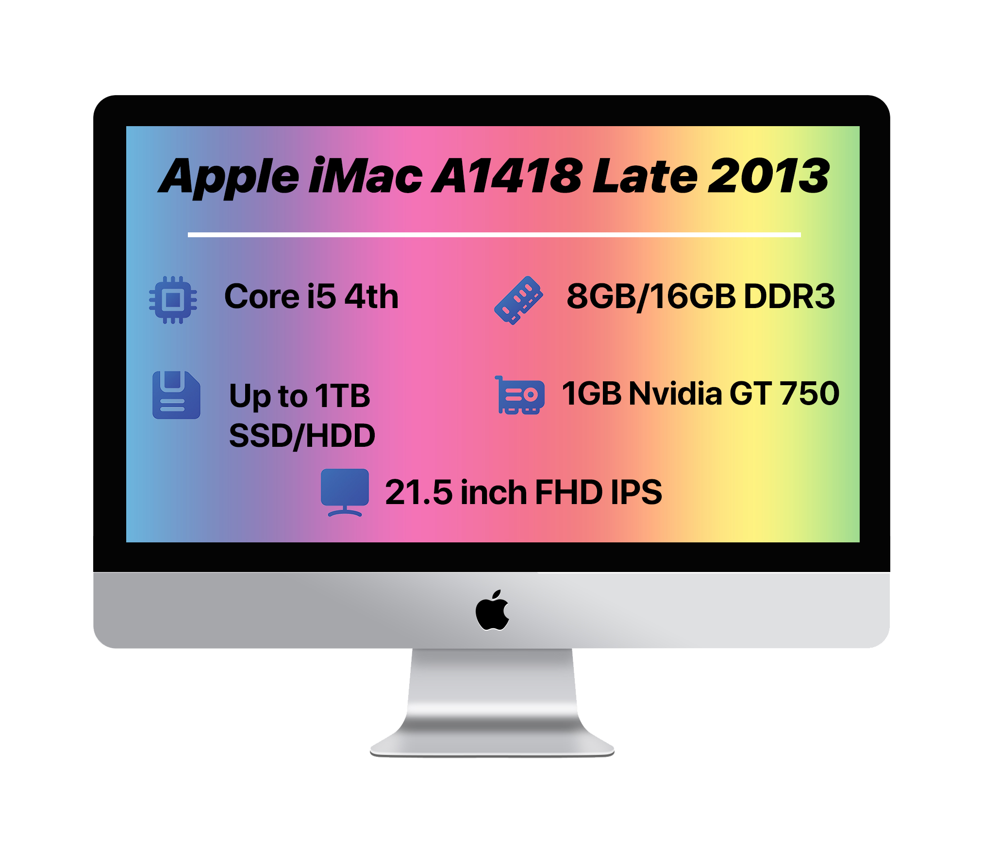 Apple iMac Late 2013 ایمک اپل 22 اینچ گرافیک دار — تصویر ۲