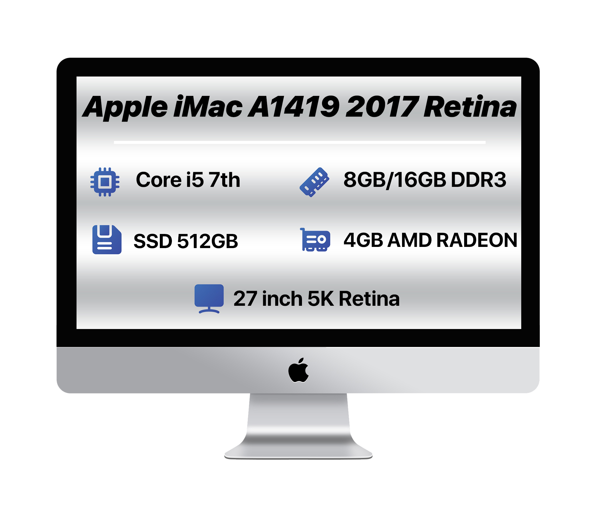 Apple iMac A1419 5K آیمک 27 2017 — تصویر ۲