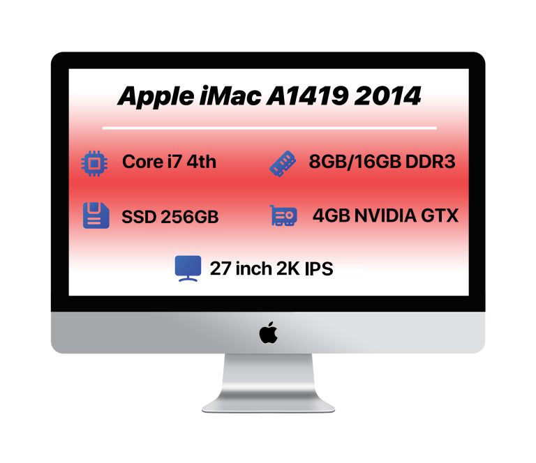 Apple iMac A1419 2014 i7 4GB VGA