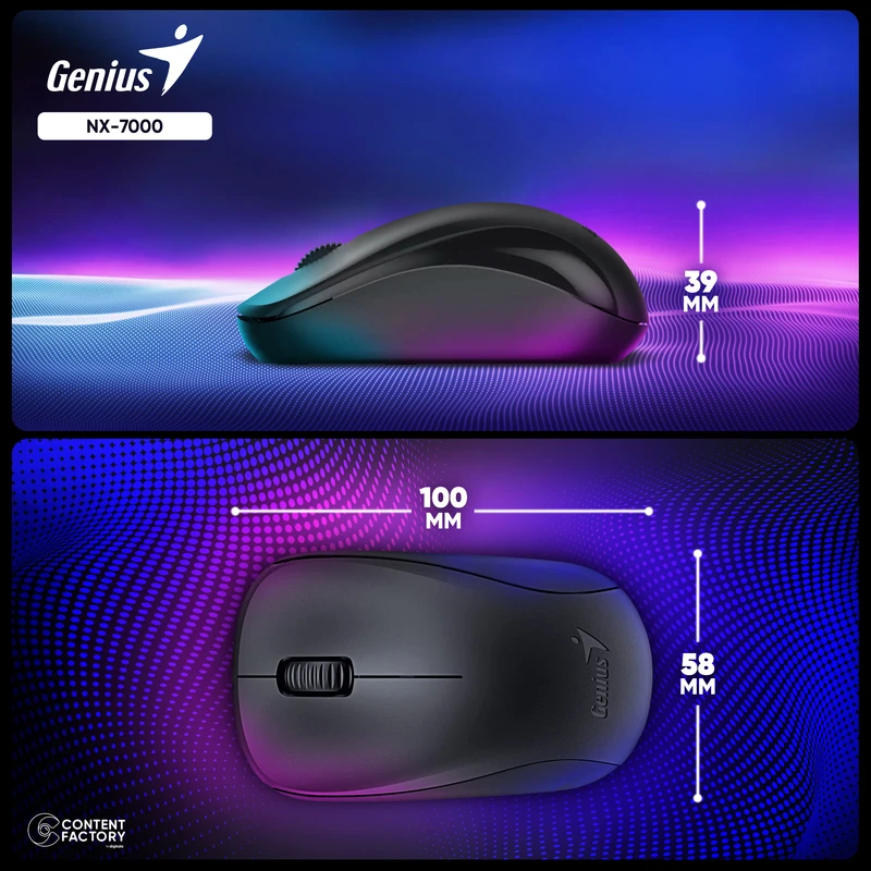 ماوس بی سیم جنیوس مدل NX-7000 — تصویر ۳