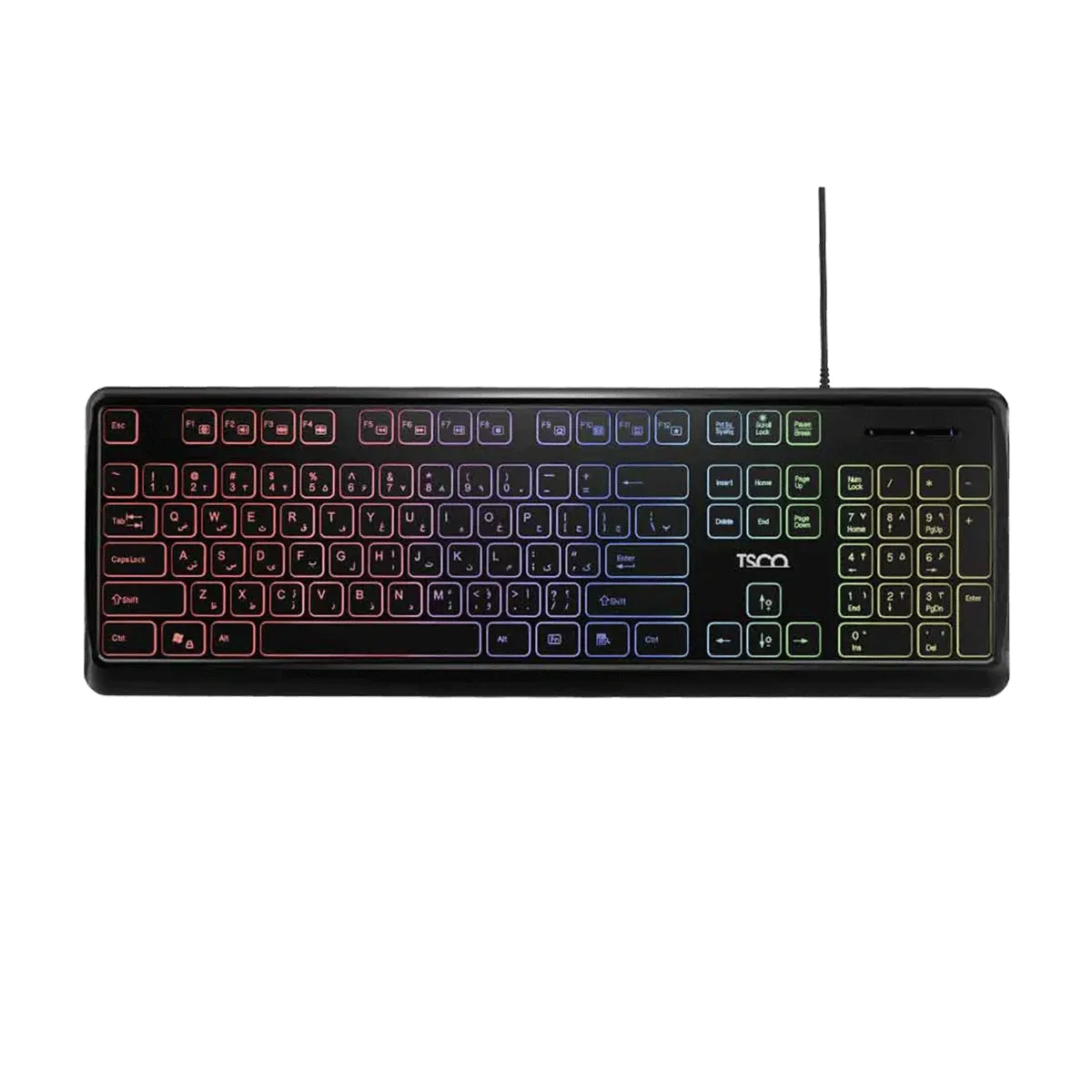 کیبورد با سیم تسکو مدل TSCO TK 8046