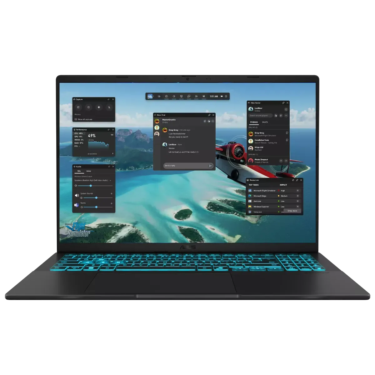 لپ تاپ گیمینگ ایسوس V16 V3607VU Core 5 210H 16GB 1TB RTX 4050