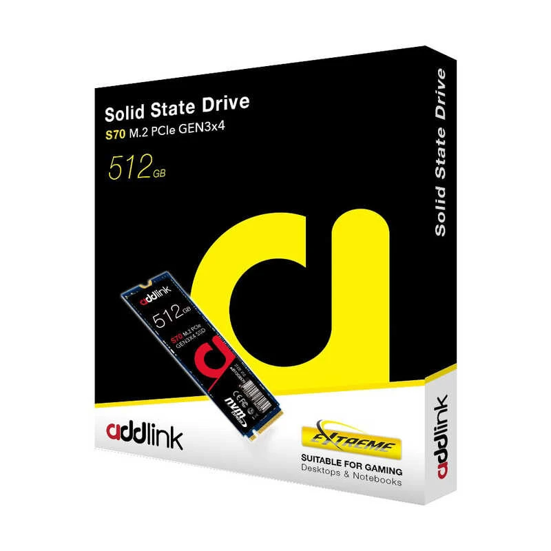 حافظه SSD ادلینک addlink S70 Lite 512GB NVMe — تصویر ۶