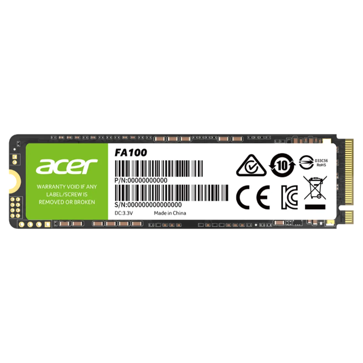 حافظه SSD ایسر acer FA100 256GB NVMe