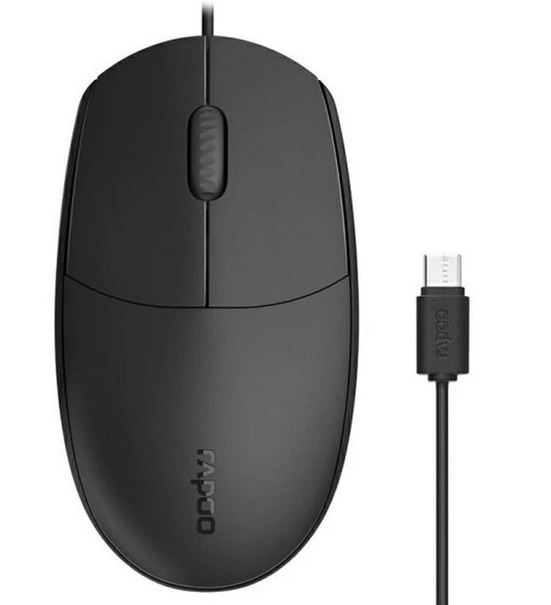 ماوس رپو مدل N100 کابل USB-type C — تصویر ۴