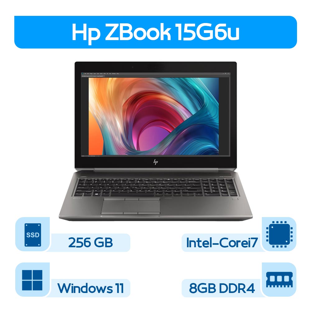 لپتاپ استوک Hp ZBook 15G6u نسل 8