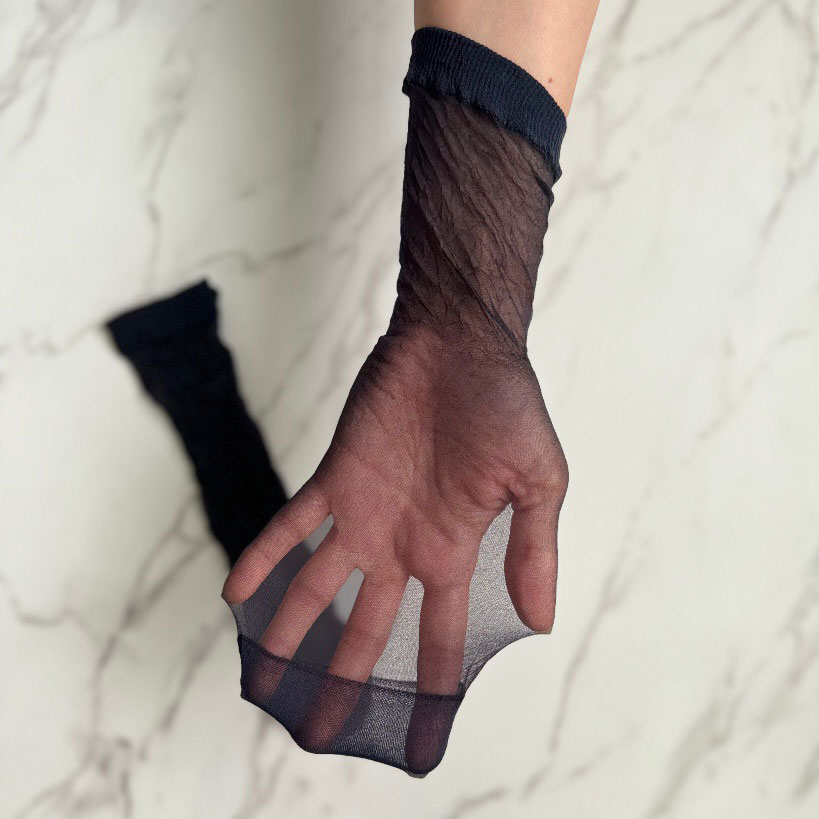 جوراب شیشه ای زنانه یک ربع yeni779 — تصویر ۳