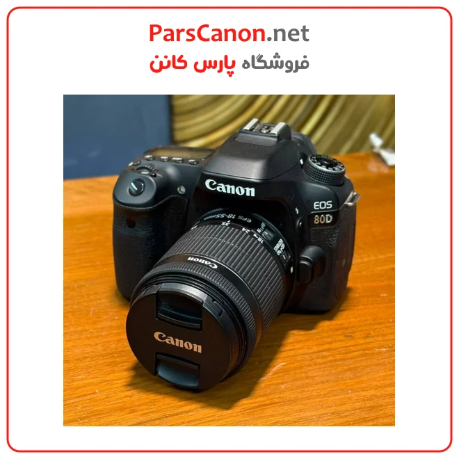 دوربین کانن 80D دست دوم مدل Canon EOS 80D Kit 18-55mm IS STM