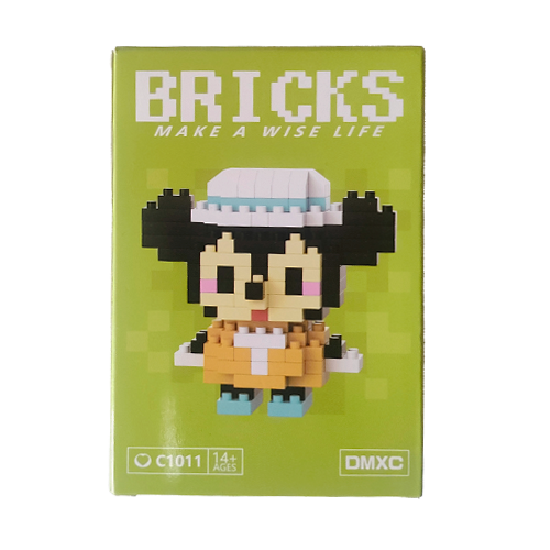 🎀 مینی لگو میکی موس دختر 2 Bricks | ساختنی پیکسلی از دنیای دیزنی — تصویر ۲