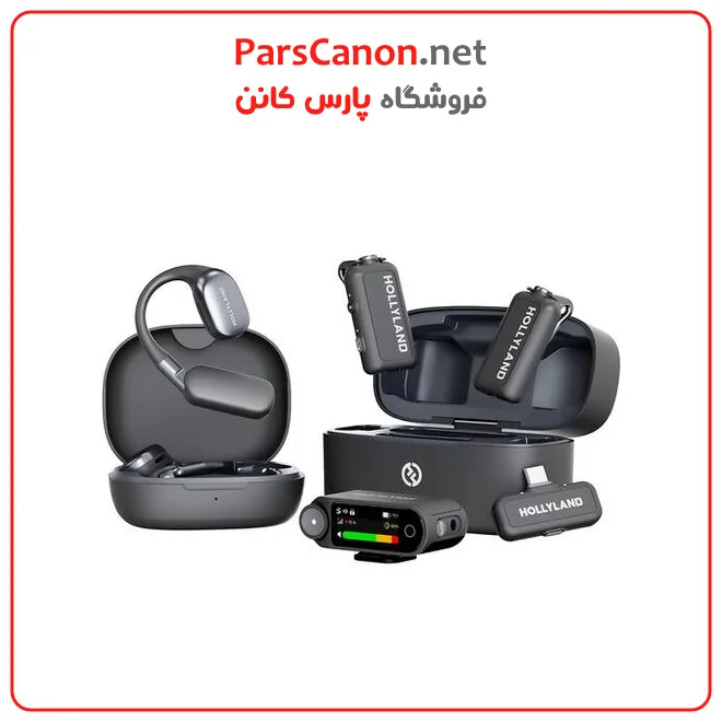 میکروفون هالی لند لارک مکس آلتیمیت MAX 2 Ultimate مناسب دوربین و تایپ C مدل Hollyland LARK MAX 2 Ultimate Combo 2-Person Wireless Microphone System for Cameras and Mobile — تصویر ۲