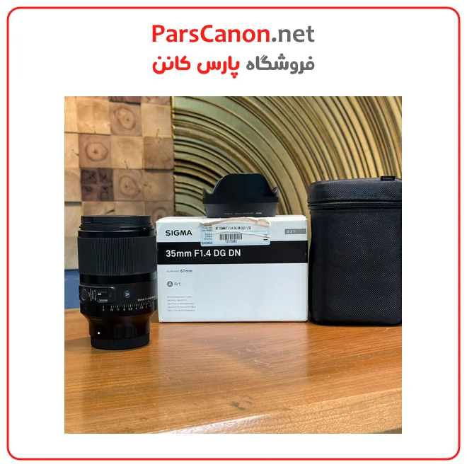 لنز سیگما مانت سونی دست دوم مدل Sigma 35mm f/1.4 DG DN Art Lens for Sony E