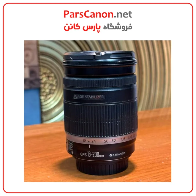 لنز کانن دست دوم مدل Canon EF-S 18-200mm Lens — تصویر ۲