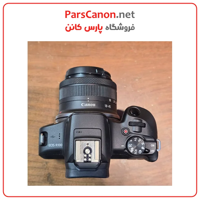 دوربین کانن R100 دست دوم مدل Canon EOS R100 Mirrorless Camera with 18-45mm Lens — تصویر ۳