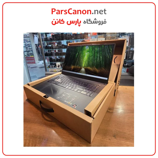 لپ تاپ ASUS مدل TUF Gaming A17 دست دوم مدل FA707RR پردازنده Ryzen 7 6800H رم 16GB هارد 512GB SSD گرافیک RTX 3070 8GB