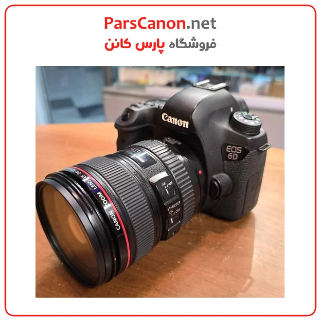 دوربین کانن دست دوم مدل Canon EOS 6D Camera with 24-105mm f/4L Lens