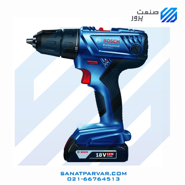 دریل شارژی بوش 18 ولت مدل gsr 180 li