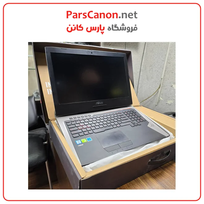 لپ تاپ ASUS مدل ROG G752VY دست دوم مدل G752VY پردازنده Core i7-6700HQ رم 32GB هارد 256GB SSD + 2TB HDD گرافیک GTX 980M 4GB