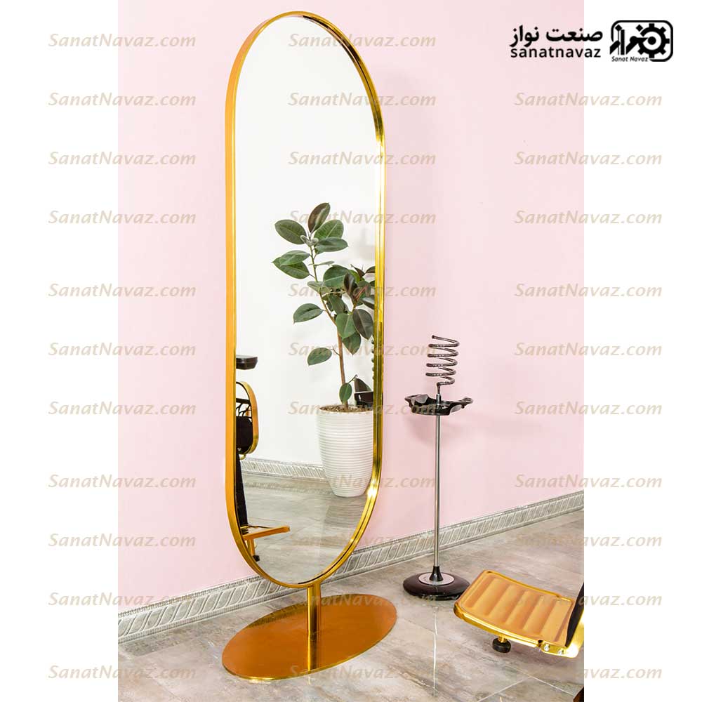 آینه پایه دار آرایشگاه 9015 صنعت نواز — تصویر ۳