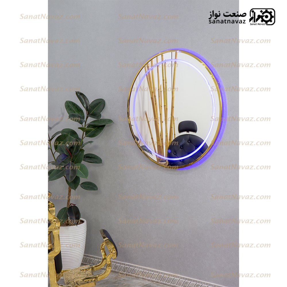آینه چراغ دار آرایشگاه 9040 صنعت نواز — تصویر ۵
