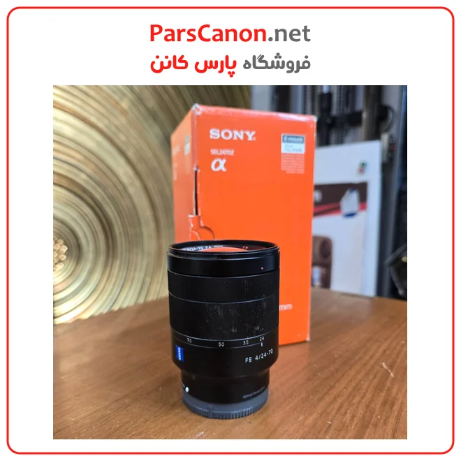 لنز سونی دست دوم مدل Sony Vario-Tessar T* FE 24-70mm f/4 ZA OSS Lens