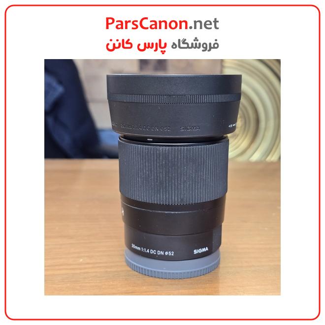 لنز سیگما مانت سونی دست دوم مدل Sigma 30mm f/1.4 DC DN Lens stock — تصویر ۲
