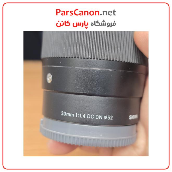 لنز سیگما مانت سونی دست دوم مدل Sigma 30mm f/1.4 DC DN Lens stock — تصویر ۵