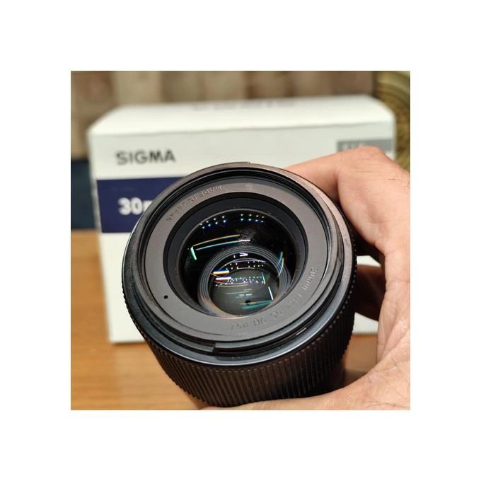 لنز سیگما مانت سونی دست دوم مدل Sigma 30mm f/1.4 DC DN Lens stock — تصویر ۸