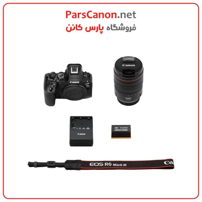 دوربین کانن ار 6 مارک 3 مدل Canon EOS R6 Mark III Mirrorless Camera with 24-105mm f/4-7.1 Lens — تصویر ۷
