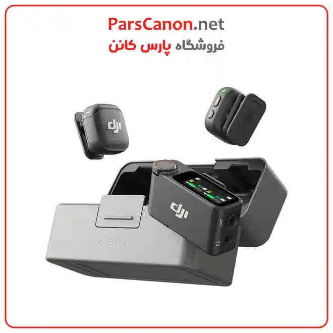 میکروفن بی‌سیم DJI Mic 3 دو کاربره مدل DJI Mic 3 2-Person Compact Wireless Microphone — تصویر ۲
