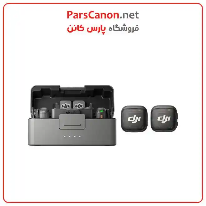 میکروفن بی‌سیم DJI Mic 3 دو کاربره مدل DJI Mic 3 2-Person Compact Wireless Microphone — تصویر ۳