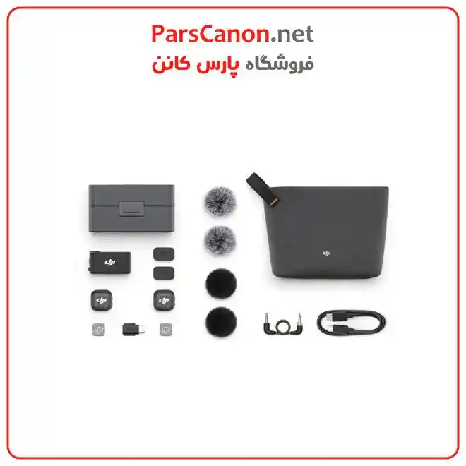 میکروفن بی‌سیم DJI Mic 3 دو کاربره مدل DJI Mic 3 2-Person Compact Wireless Microphone — تصویر ۵