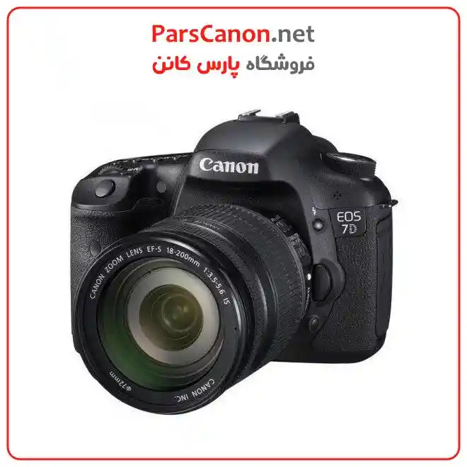 دوربین کانن دست دوم مدل Canon EOS 7D 18-200mm F3.5-5.6 IS EF-S stock