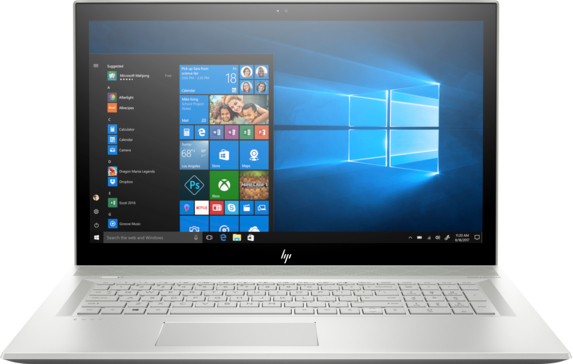 استوک لمسی Hp envy 17-u273cl core i7 8th /16 /512 touch 4gb