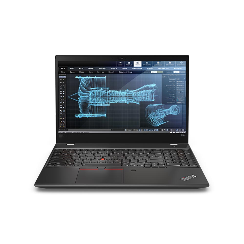استوک Lenovo p52s core i7 8th /16 /512 2gb — تصویر ۲