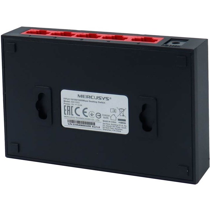 سوئیچ ۵ پورت مرکوسیس مدل MS105G — تصویر ۶