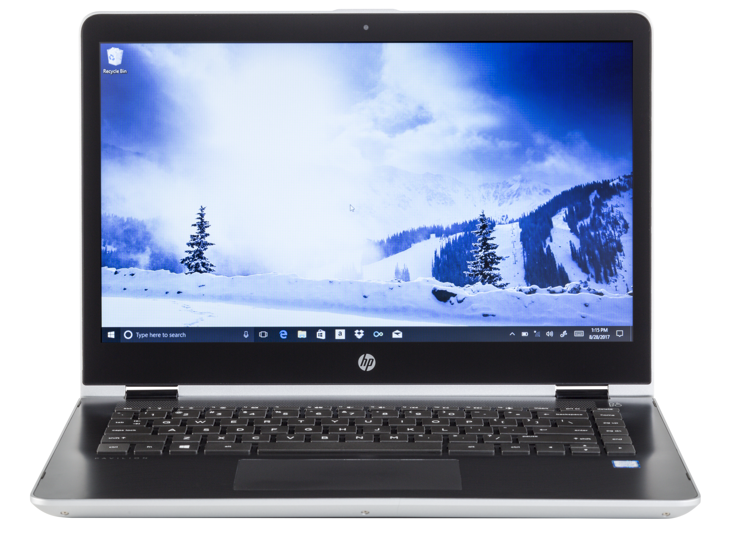استوک Hp pavilion x360 14m-ba013dx core i3 7th ram 6gb /256 touch 2-in-1
